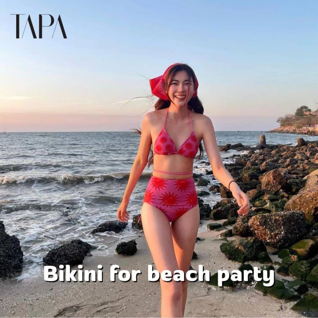 Bikini for beach party-taparental