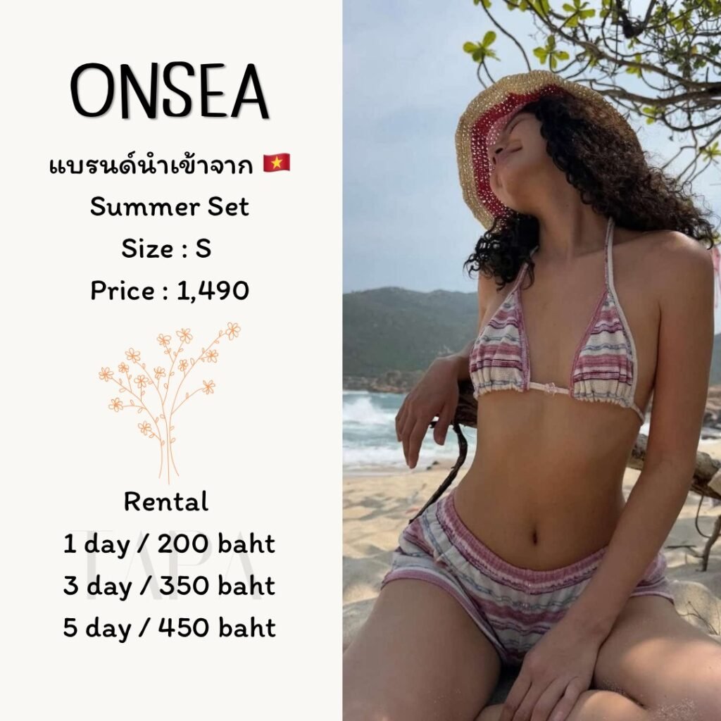 Dress by occasion-ชุดไปทะเล-100-TAPARENTAL